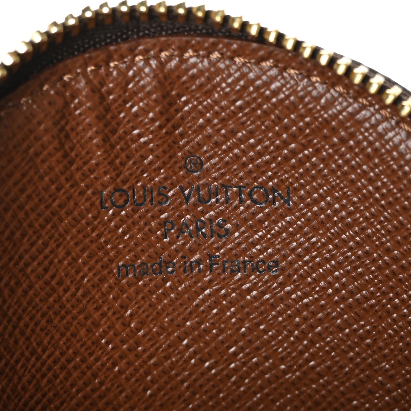 Monogram Round Coin Purse