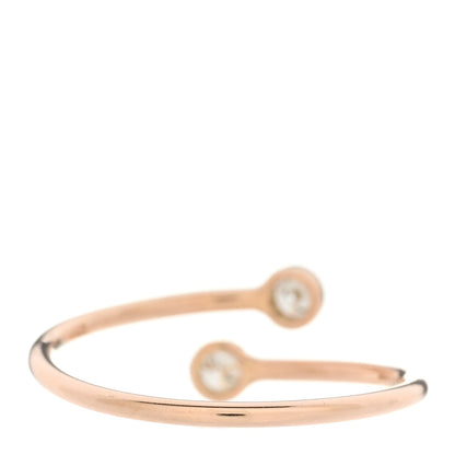 Tiffany 18K Rose Gold Diamond Elsa Peretti Hoop Ring 52 6 3 of 4
