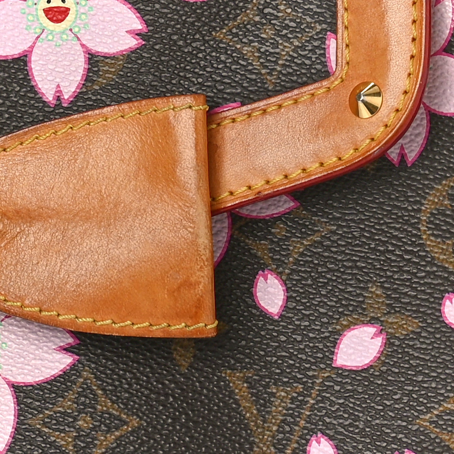 Monogram Cherry Blossom Sac Retro Bag Brown
