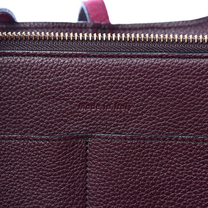 Celine Baby Grained Calfskin Small Tri-Fold Bag Burgundy 6 of 14