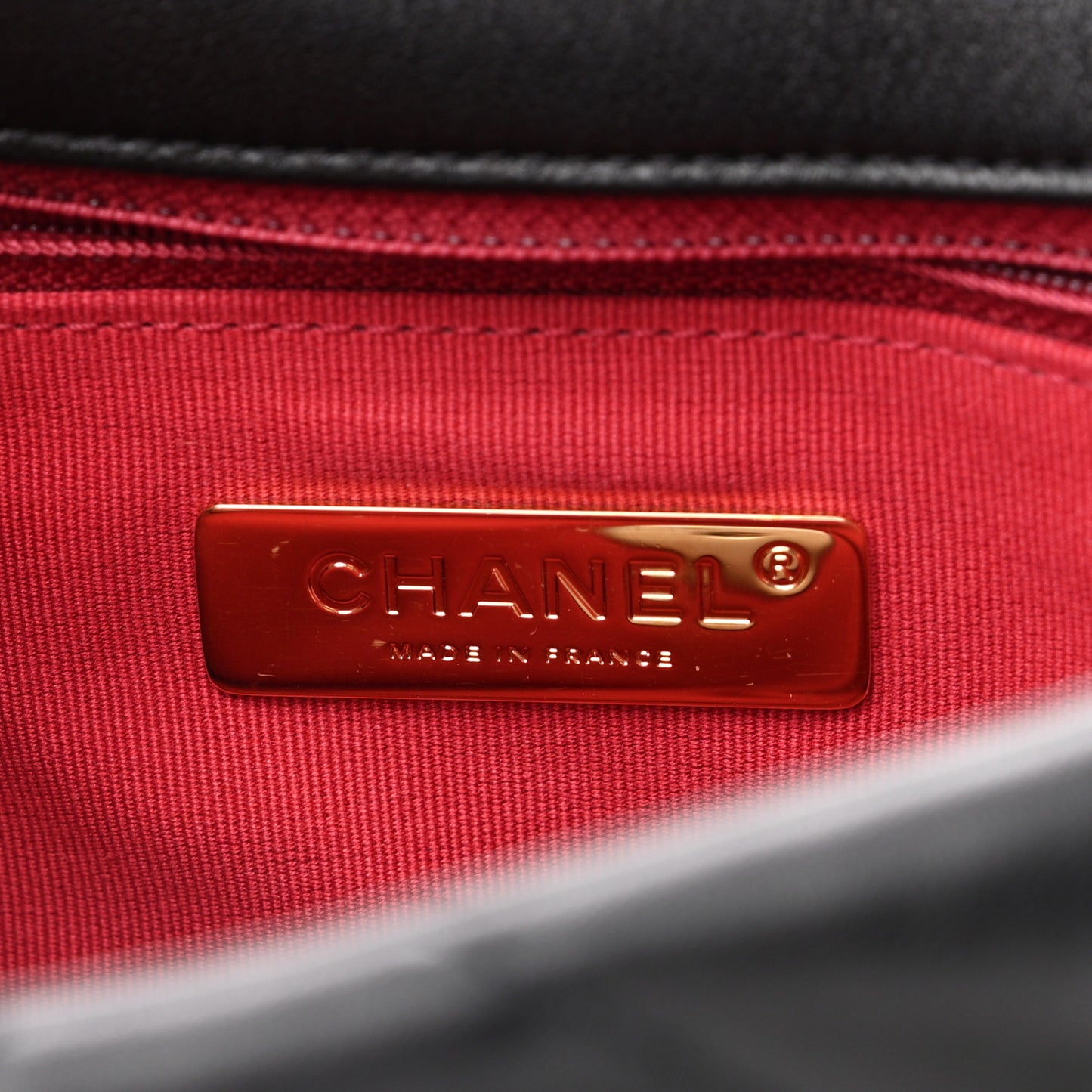 Goatskin Quilted Medium 19 Flap Black