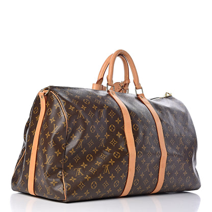 Louis Vuitton Monogram Keepall Bandouliere 55 3 of 15