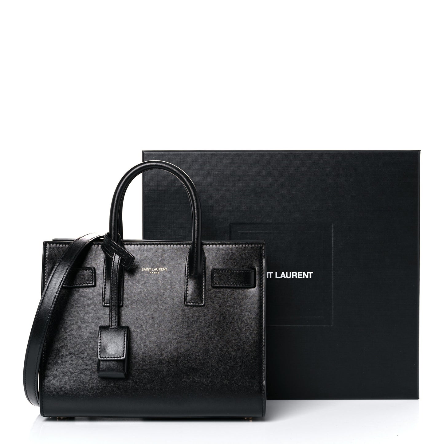 Calfskin Nano Sac De Jour Black