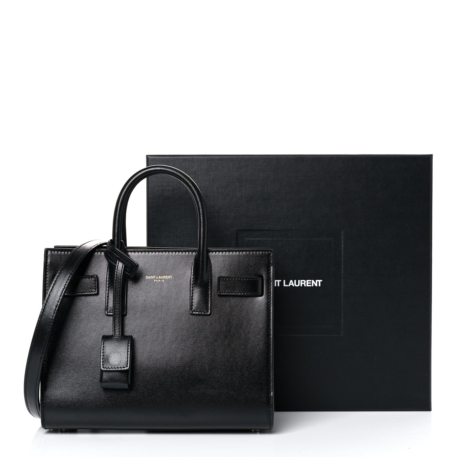 Saint Laurent Calfskin Nano Sac De Jour Black 12 of 12