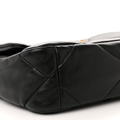 Chanel Lambskin Quilted Medium Chanel 19 Flap Black 9 of 10