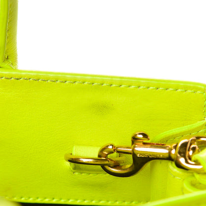 Saint Laurent Calfskin Nano Sac De Jour Neon Yellow 20 of 24