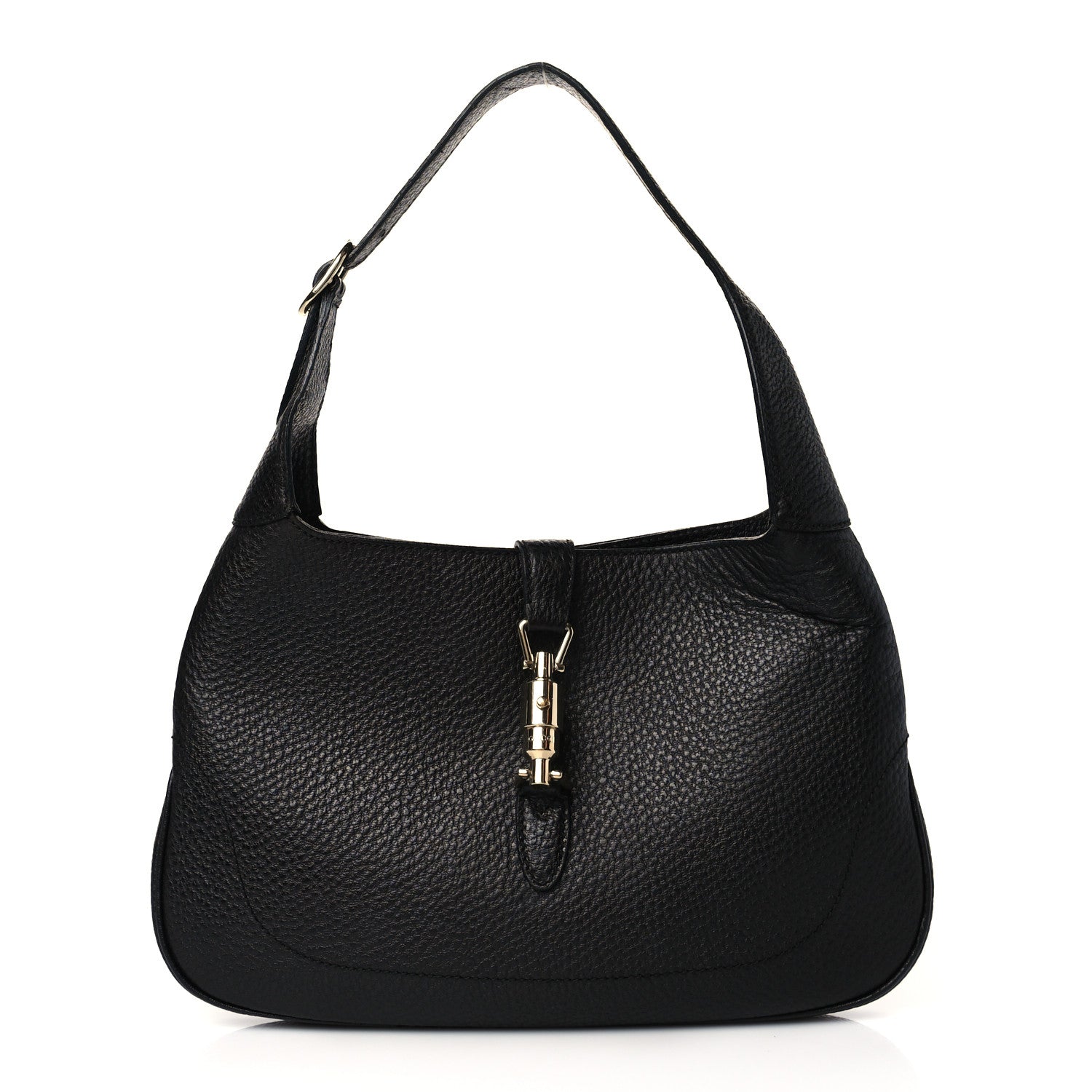 Gucci Calfskin Small Jackie O Hobo Black 1 of 9