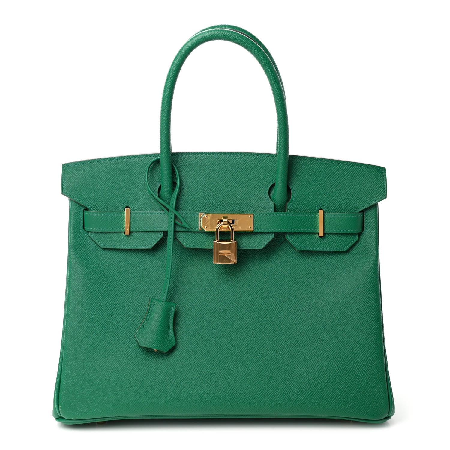 Hermes Epsom Birkin 30 Vert Vertigo 1 of 14