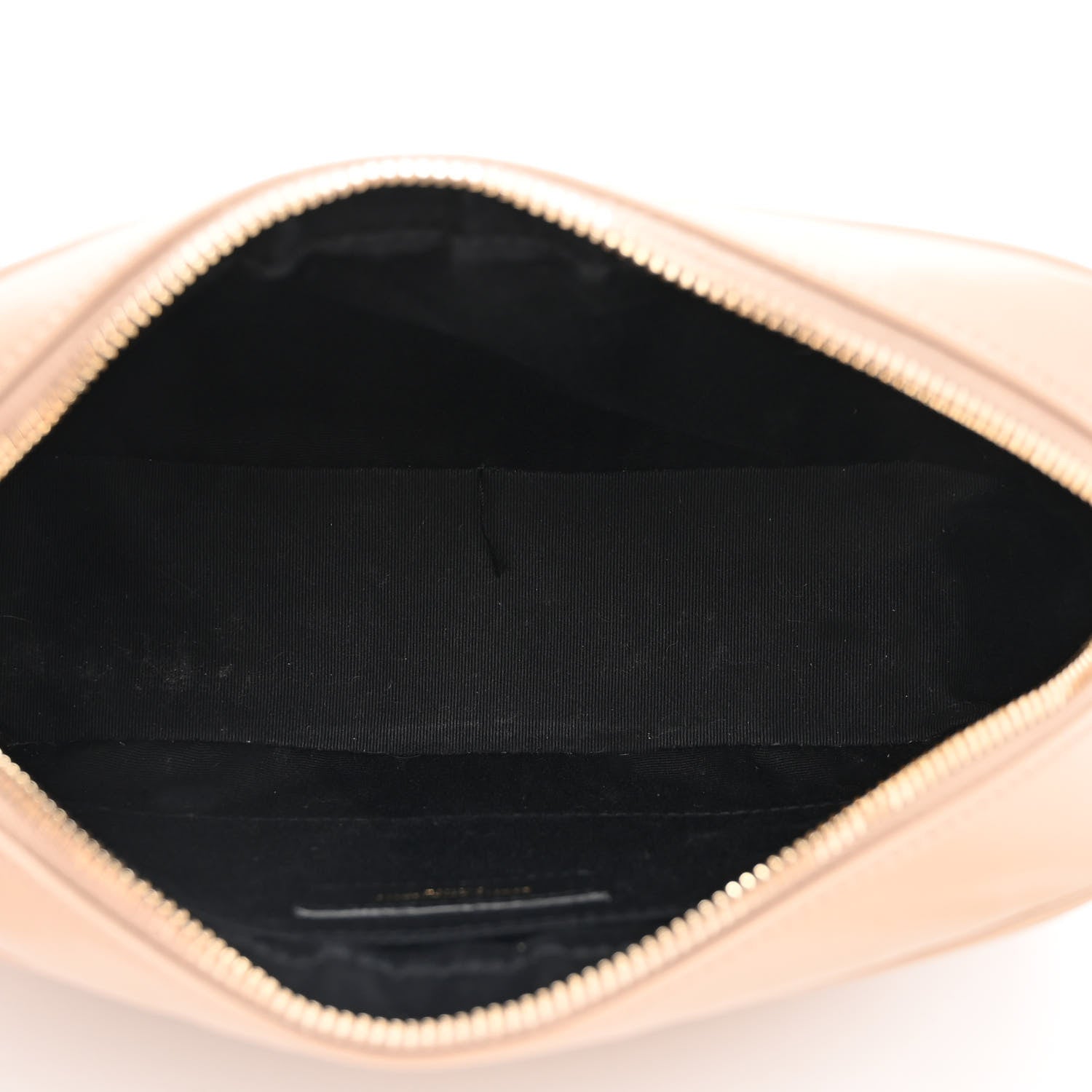 Saint Laurent Calfskin Matelasse Monogram Lou Camera Bag Dark Latte 4 of 12