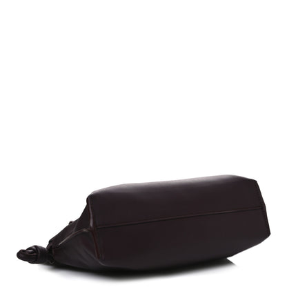 Loewe Calfskin Flamenco Knot Clutch Prune 4 of 13