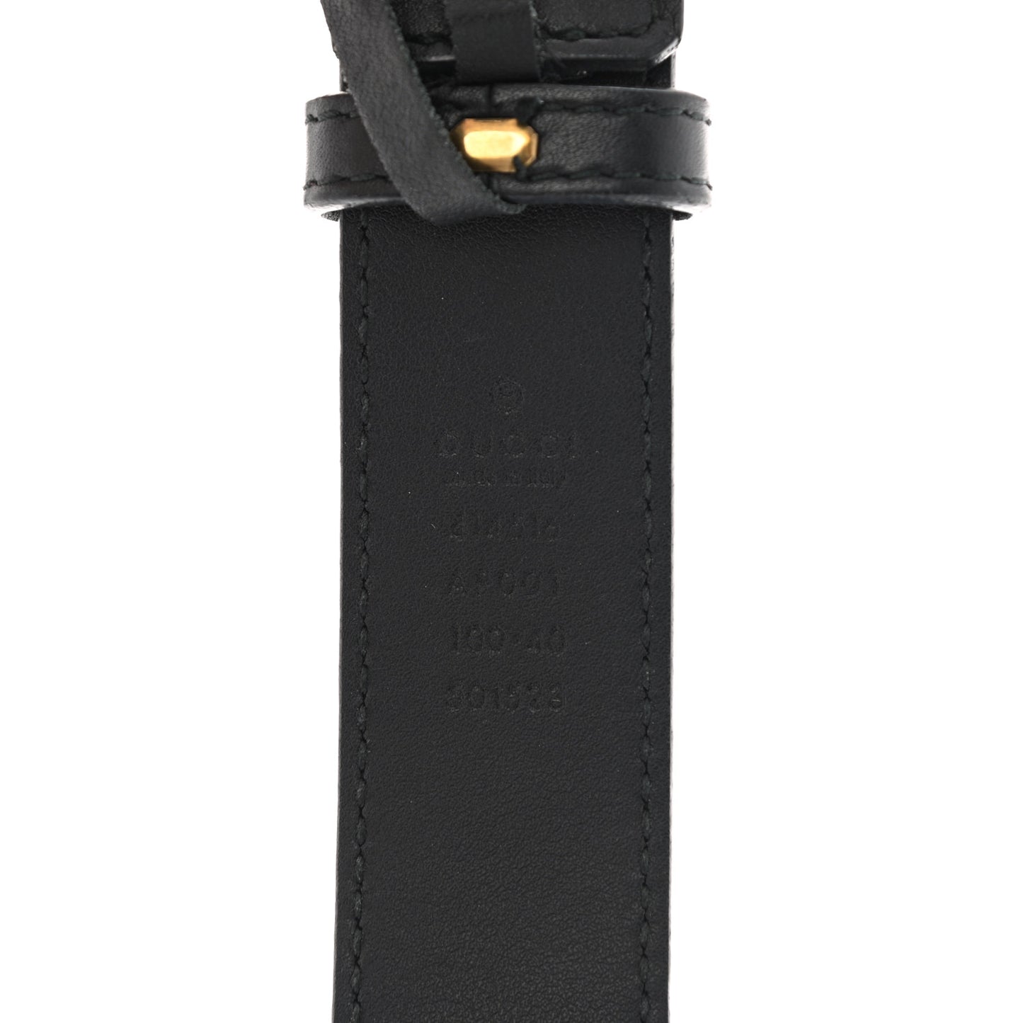Calfskin Double G 30mm Belt 100 40 Black