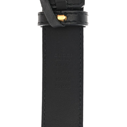 Gucci Calfskin Double G 30mm Belt 100 40 Black 3 of 6