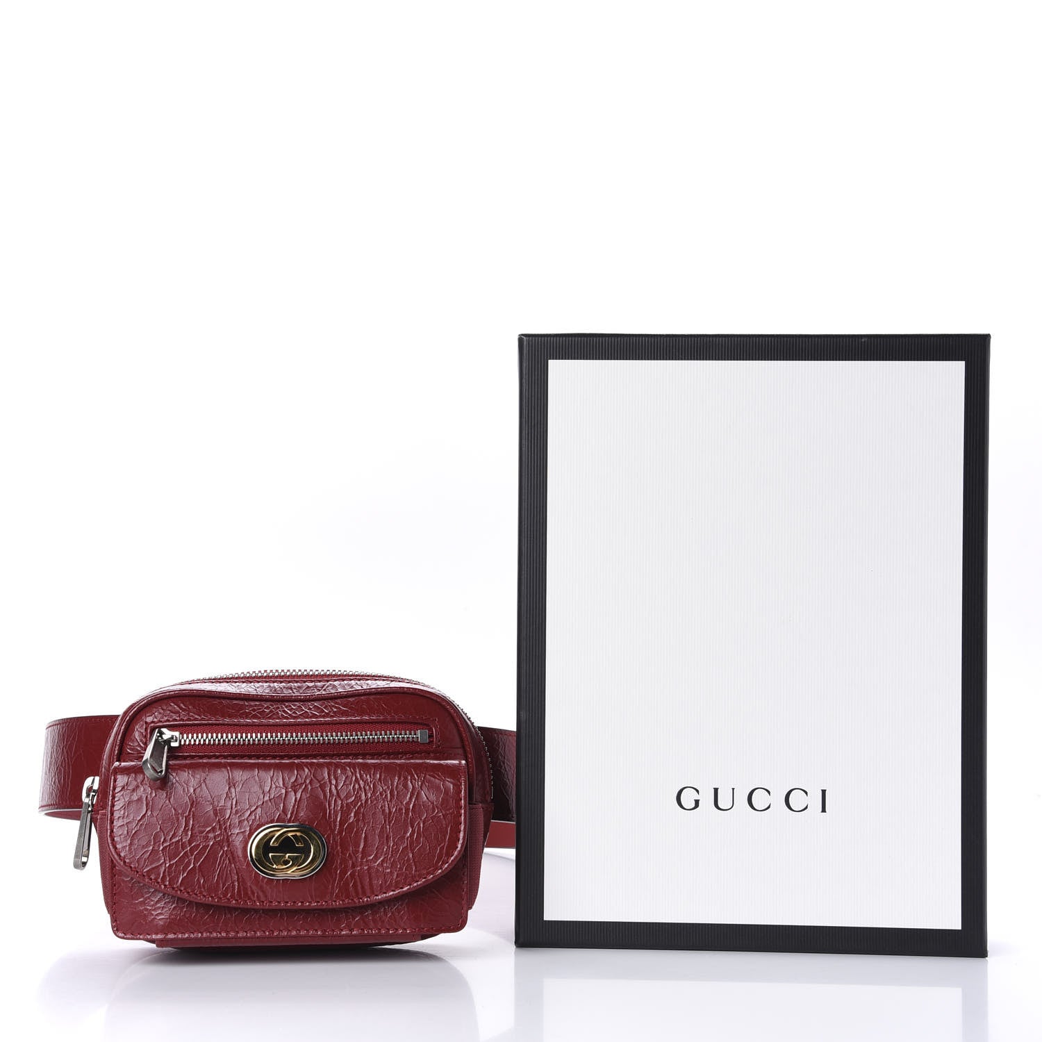 Gucci Fluffy Calfskin Mini Morpheus Belt Bag 90 36 Red 12 of 12