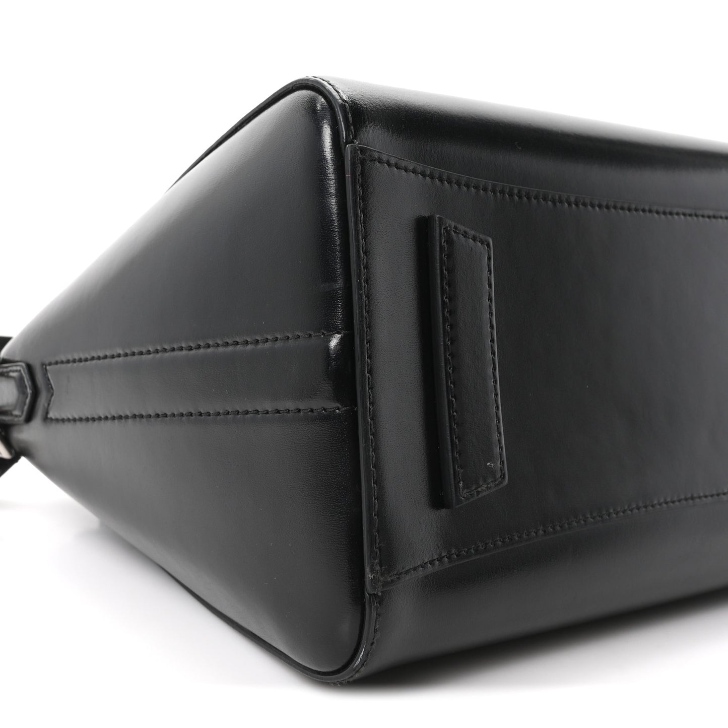 Shiny Lord Calfskin Medium Antigona Black