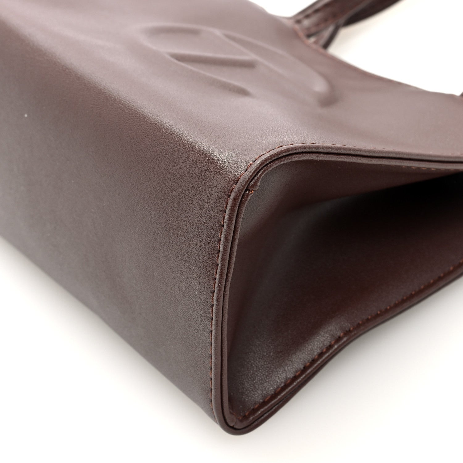 Telfar Vegan Leather Small Shopping Bag Chocolate 9 of 9