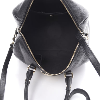 Versace Grained Calfskin Palazzo Bowler Black 5 of 10