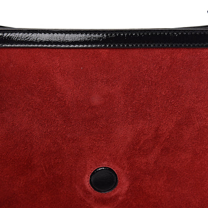 Gucci Suede Patent Medium Dionysus Bucket Bag Red 9 of 13