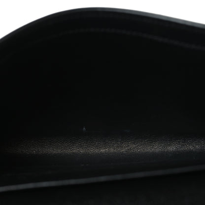 Saint Laurent Grain de Poudre Uptown Chain Wallet Black 6 of 11