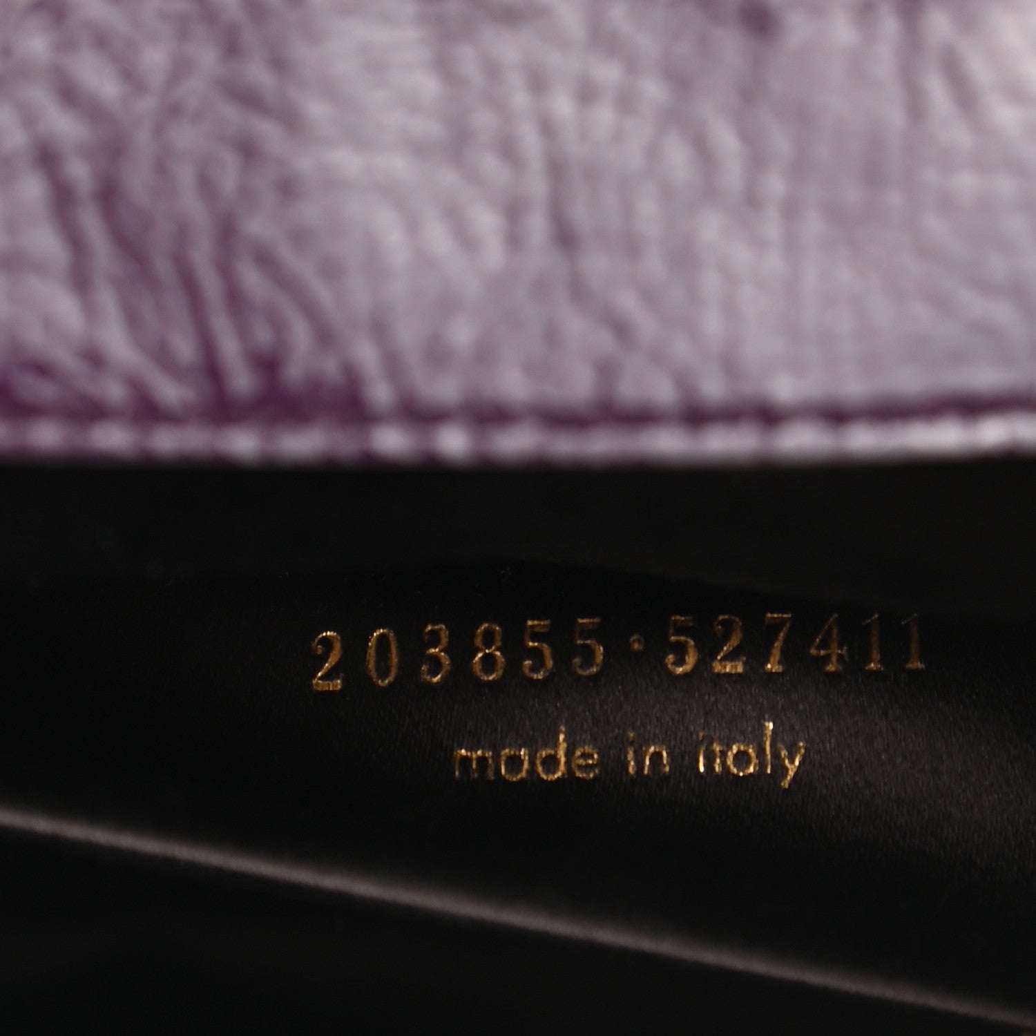 Saint Laurent Textured Patent Monogram Large Belle De Jour Clutch Purple 7 of 8