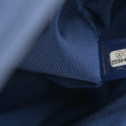 Chanel Patent Goatskin Quilted Medium Gabrielle Hobo Blue 7 of 12