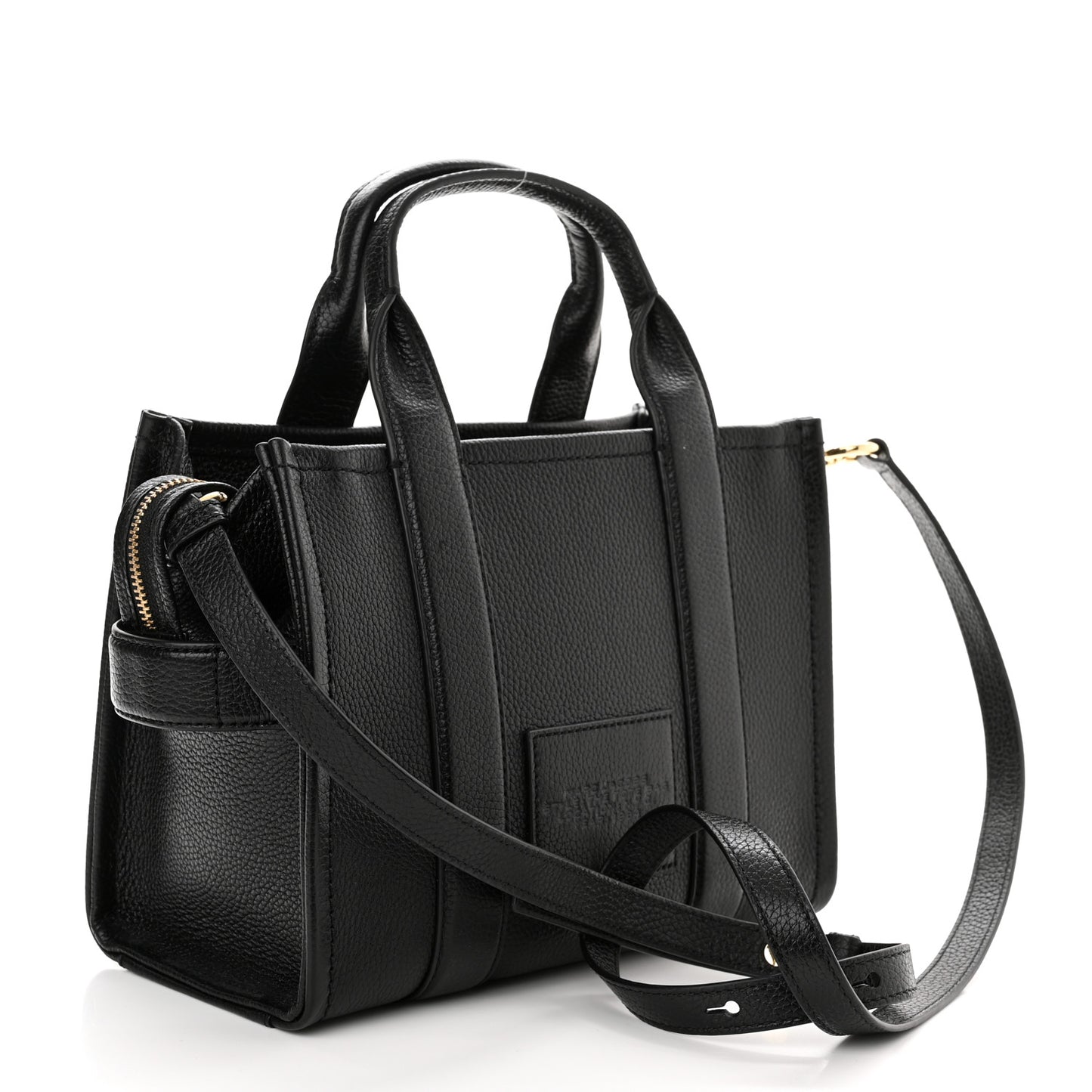 Grained Calfskin Small The Tote Bag Black