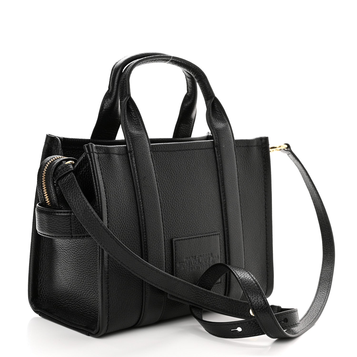 Marc Jacobs Grained Calfskin Small The Tote Bag Black 3 of 10