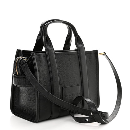 Marc Jacobs Grained Calfskin Small The Tote Bag Black 3 of 10