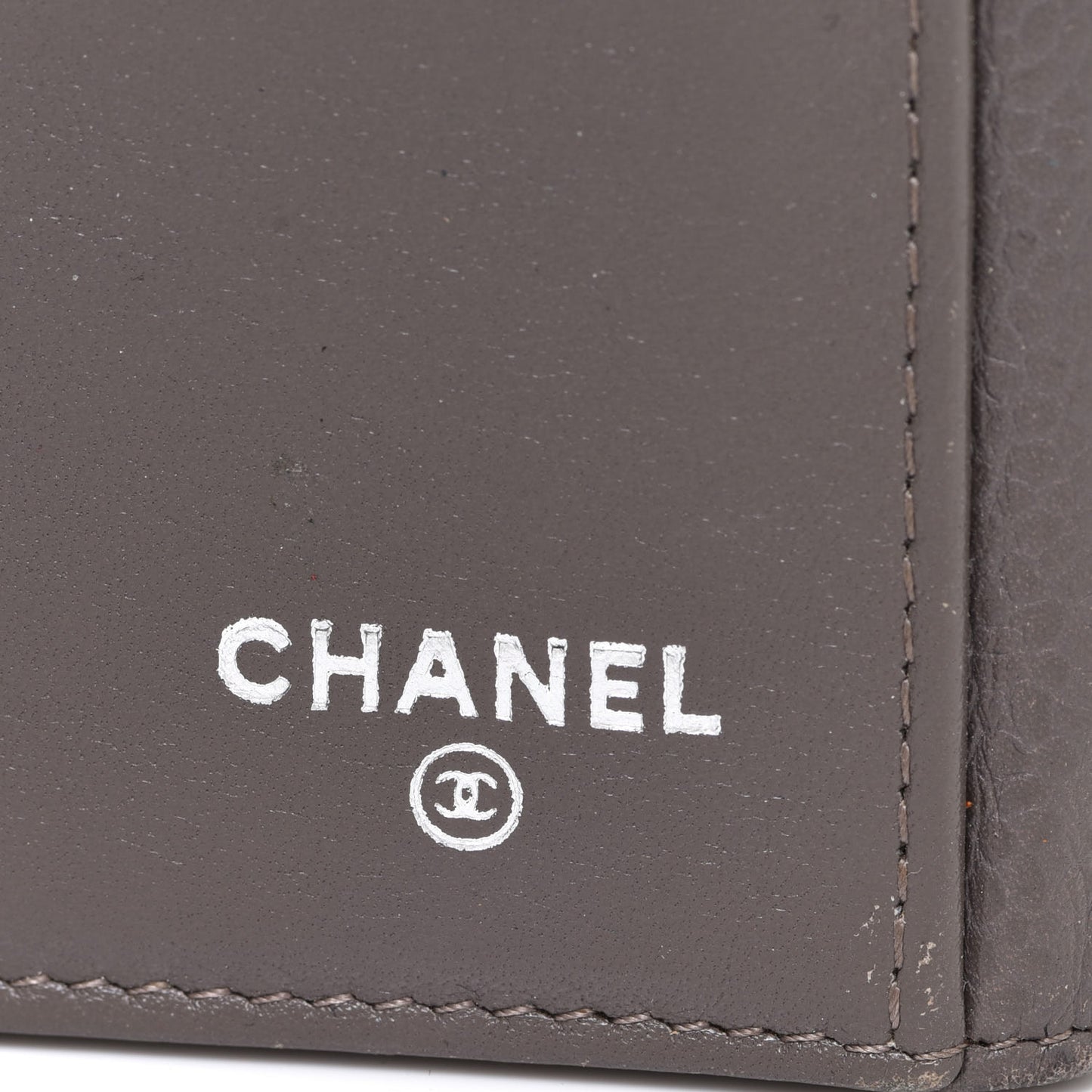 Caviar Timeless CC Large Gusset Flap Wallet Dark Grey