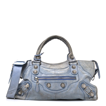 Balenciaga Agneau Giant 21 Silver Hardware Part Time Light Blue 1 of 14