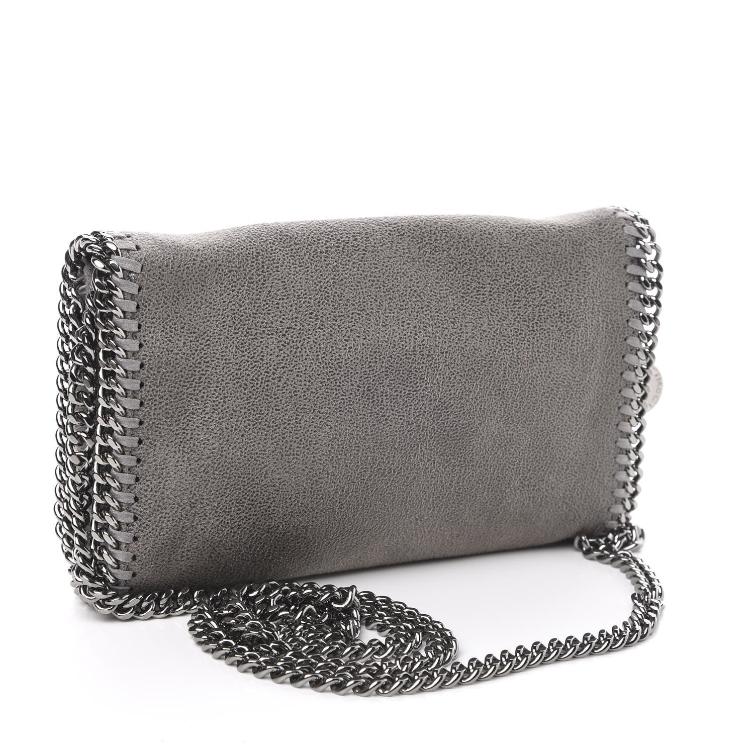 Stella McCartney Shaggy Deer Falabella Crossbody Bag Light Grey 3 of 9