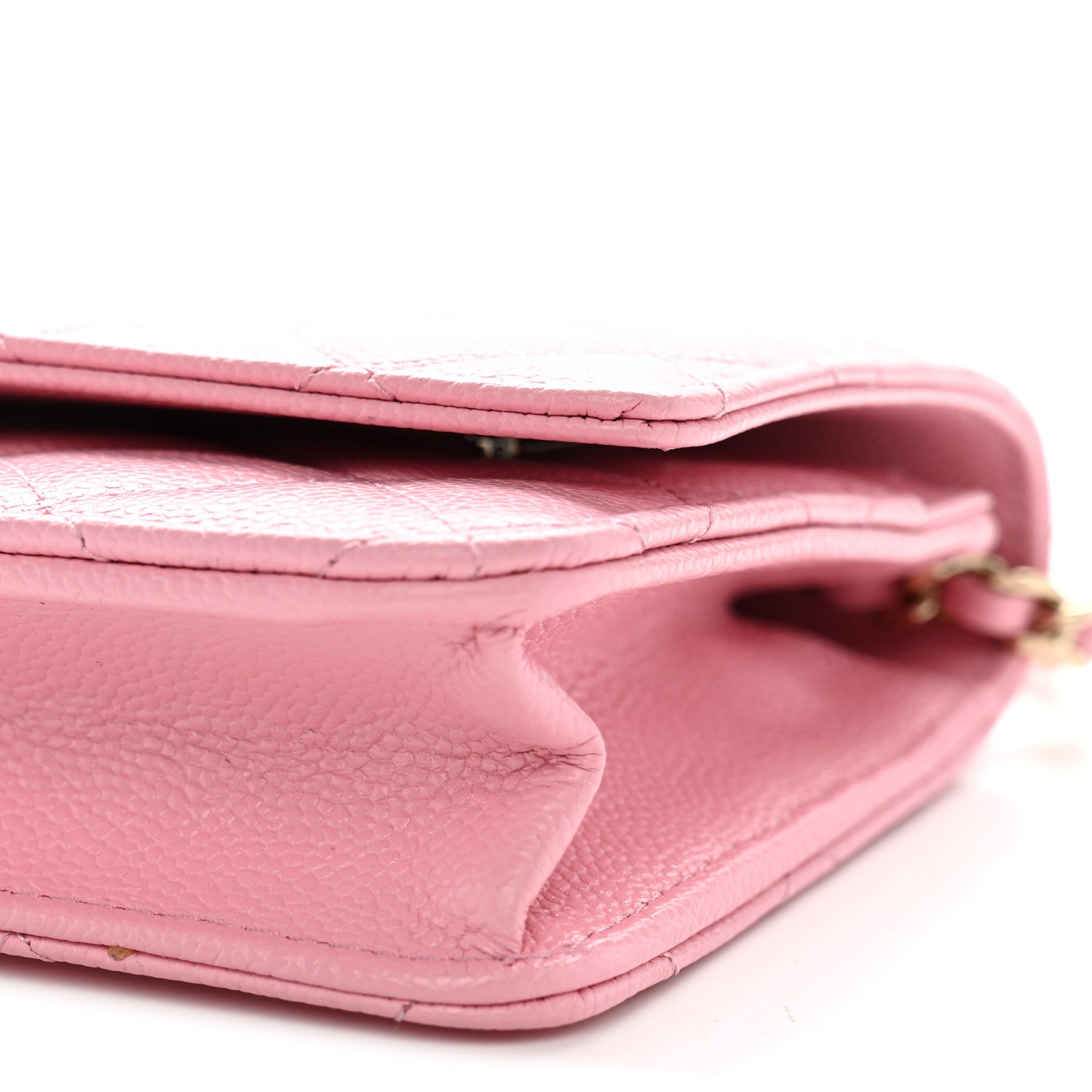 Chanel Caviar Quilted Multi Chain Wallet On Chain WOC Light Pink 10 of 11