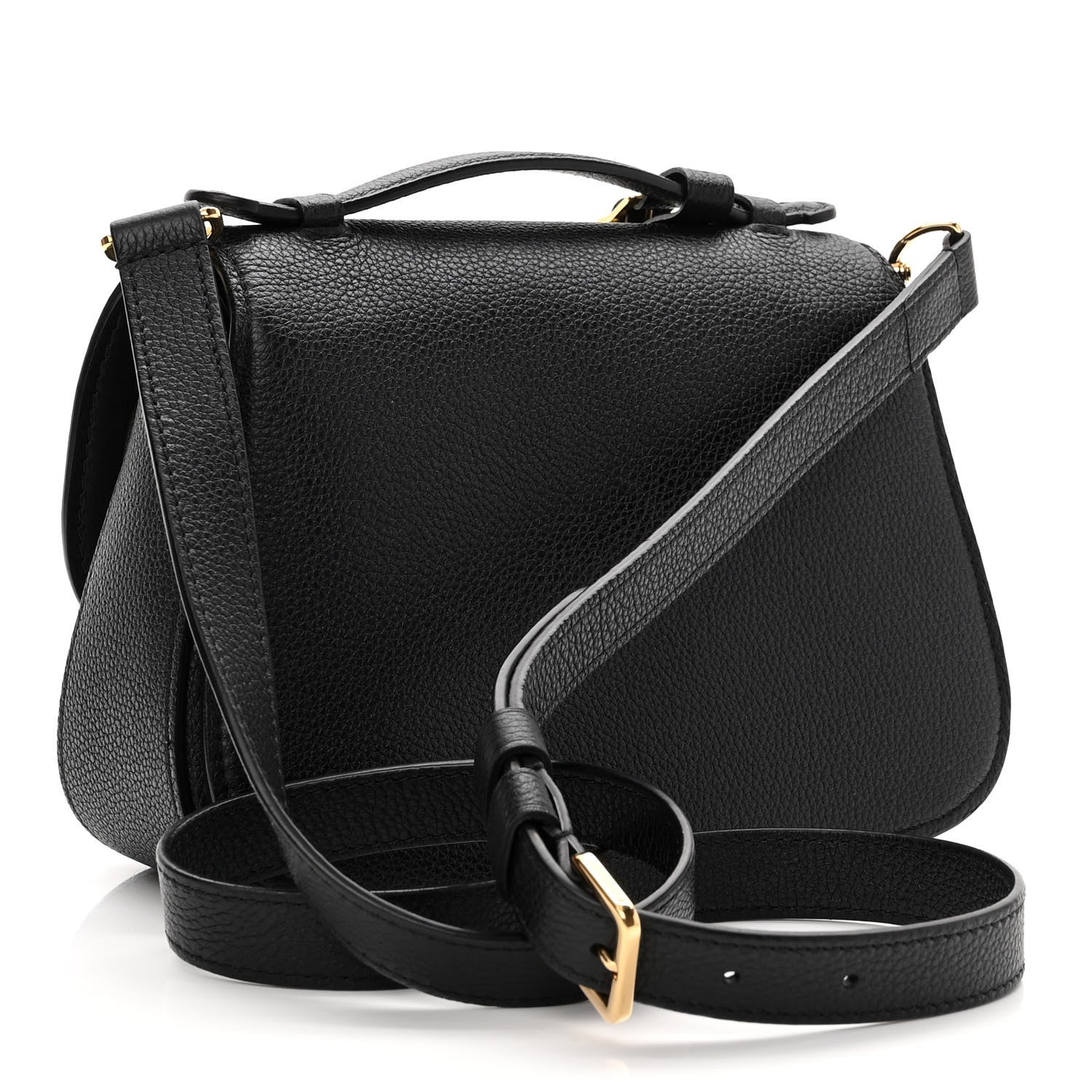 Louis Vuitton Grained Calfskin Vivienne NM Black 3 of 9