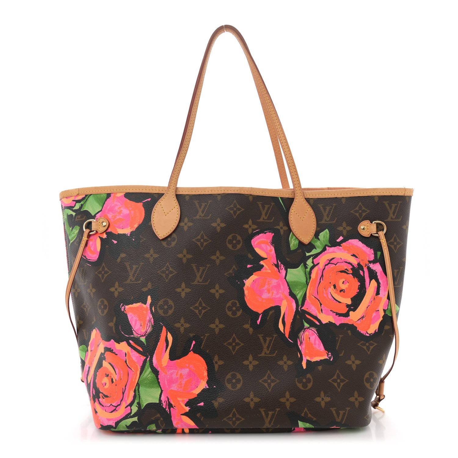 Louis Vuitton Monogram Roses Neverfull MM 1 of 12