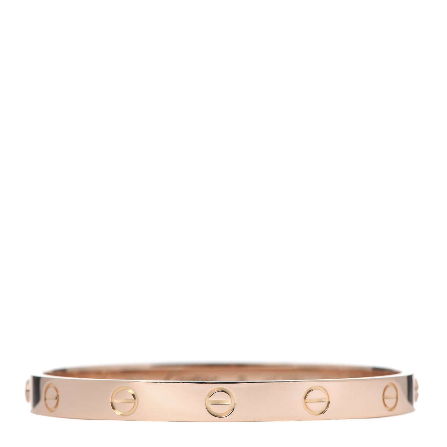 18K Pink Gold LOVE Bracelet 17