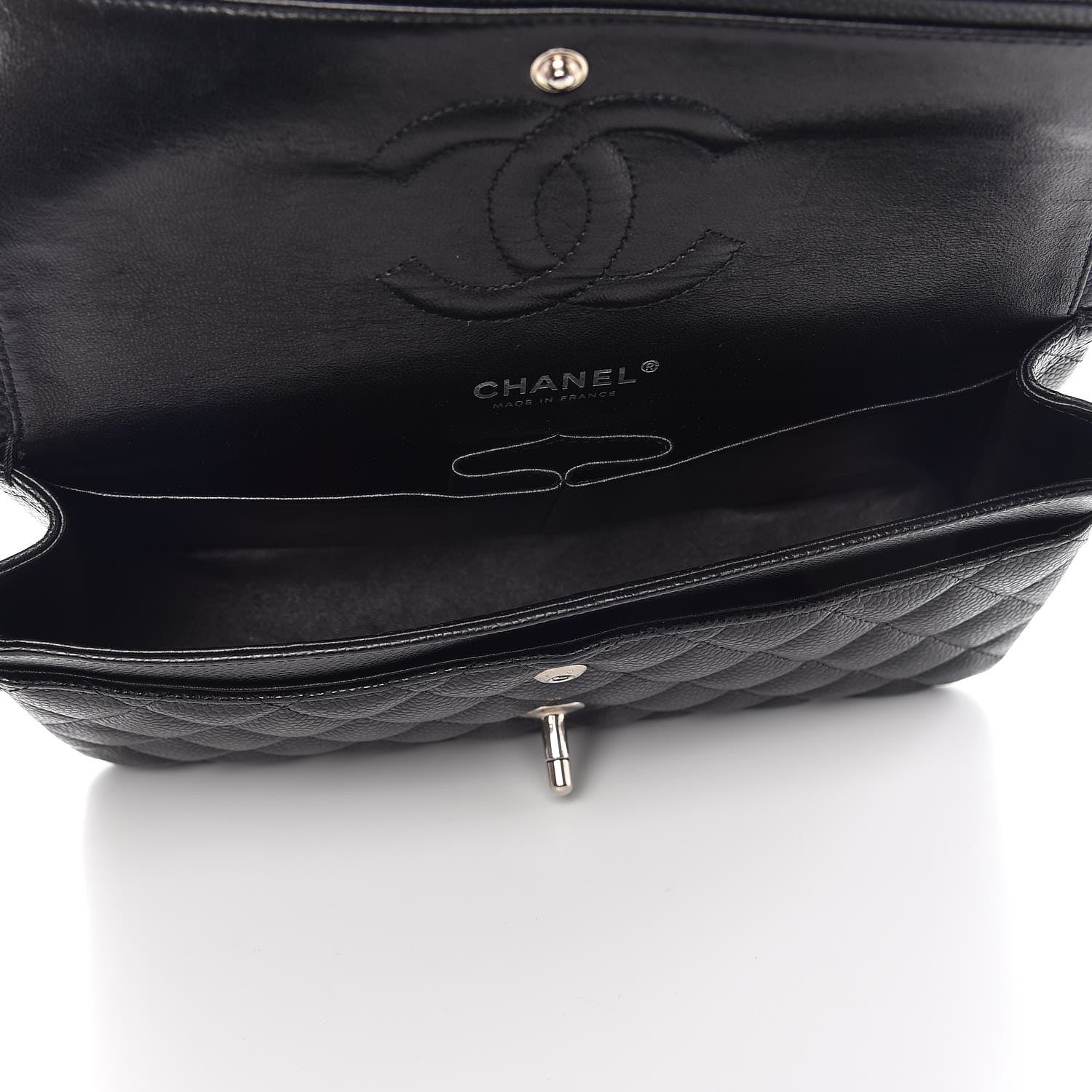 Chanel Caviar Quilted Medium Double Flap Black 5 of 8