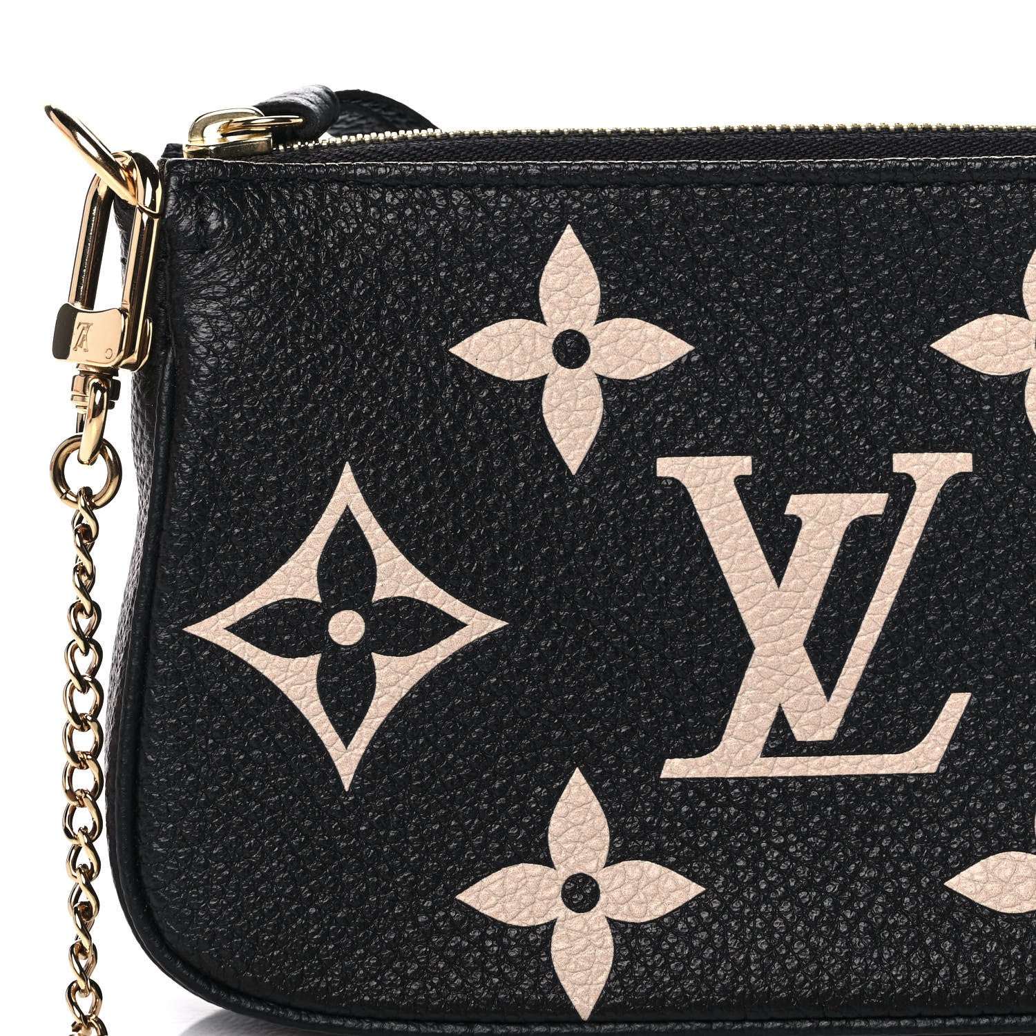 Louis Vuitton Empreinte Monogram Giant Mini Pochette Accessories Black 8 of 9