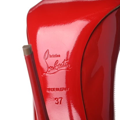 Christian Louboutin Patent So Kate 120 Pumps 37 Flamenco 5 of 6