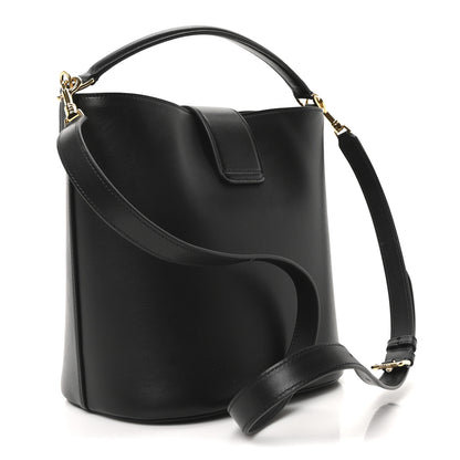 Celine Smooth Calfskin Triomphe Medium Louise Bag Black 4 of 11