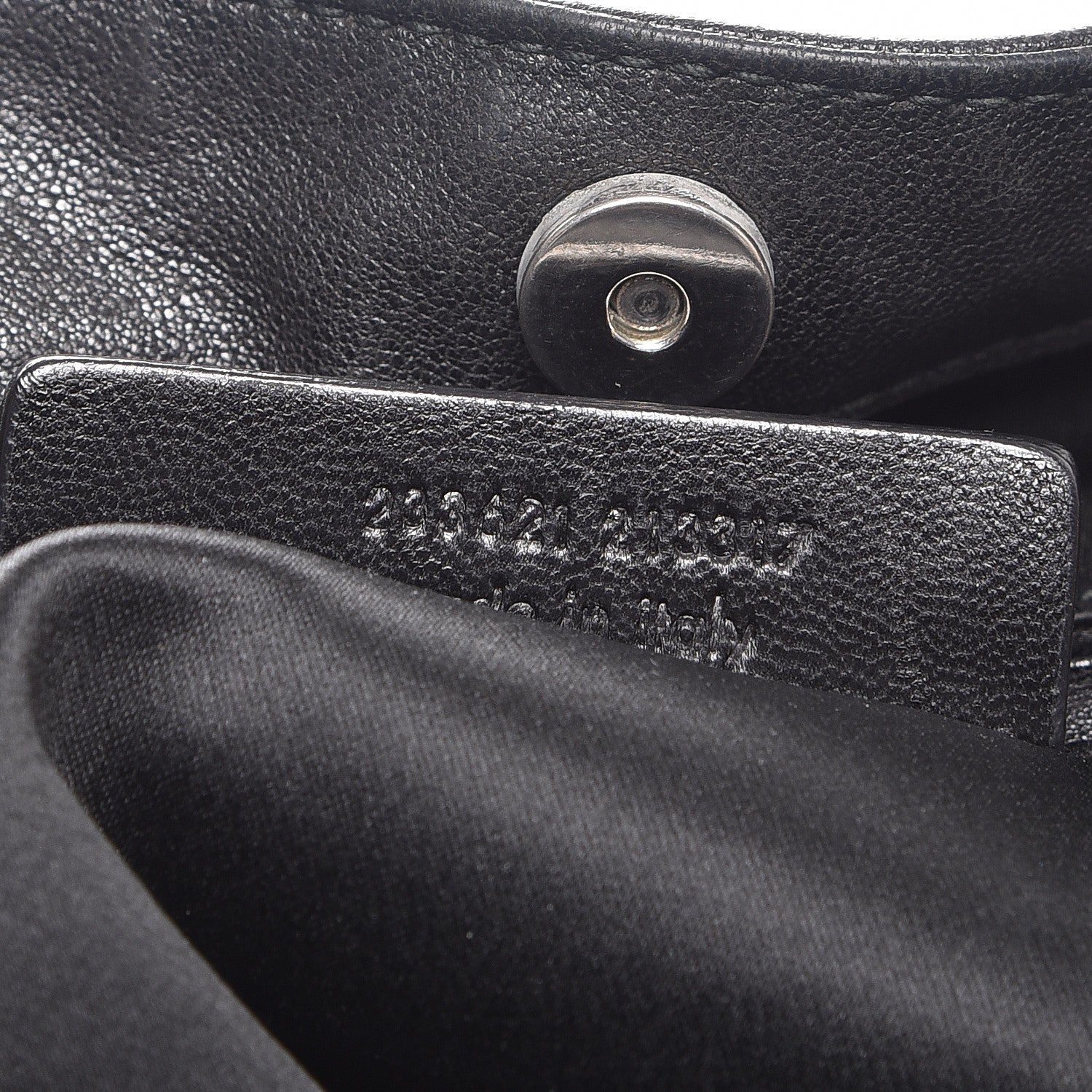 Saint Laurent Goatskin Small Roady Hobo Black 7 of 7