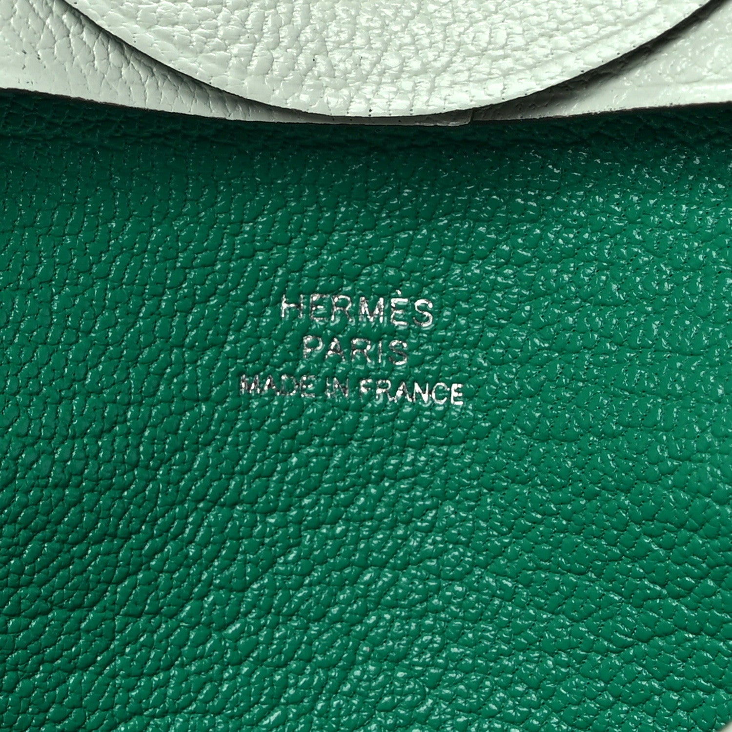 Hermes Chevre Mysore Bastia Verso Coin Purse Vert Fizz Menthe 5 of 7