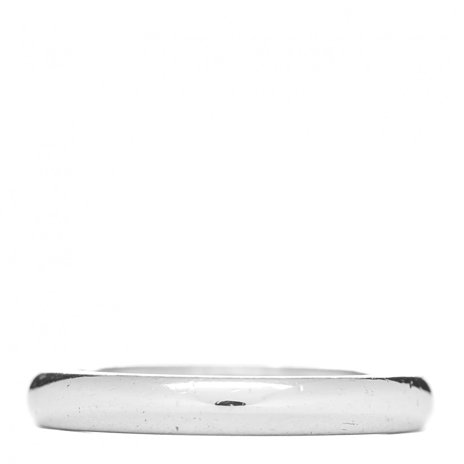 Tiffany Sterling Silver Diamond Elsa Peretti Band Ring 48 4.5 3 of 4