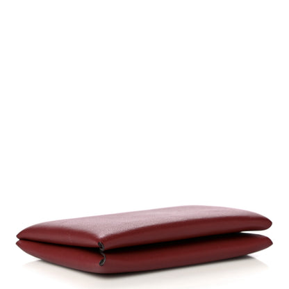 Hermes Evercolor Verso Calvi Card Case Rouge Grenat Glycine 4 of 13