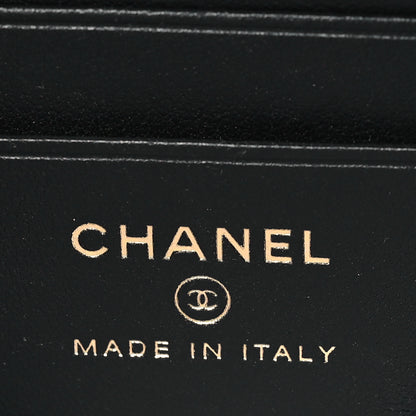 Chanel Caviar Quilted CC Filigree Vanity Clutch With Chain Black 7 of 11