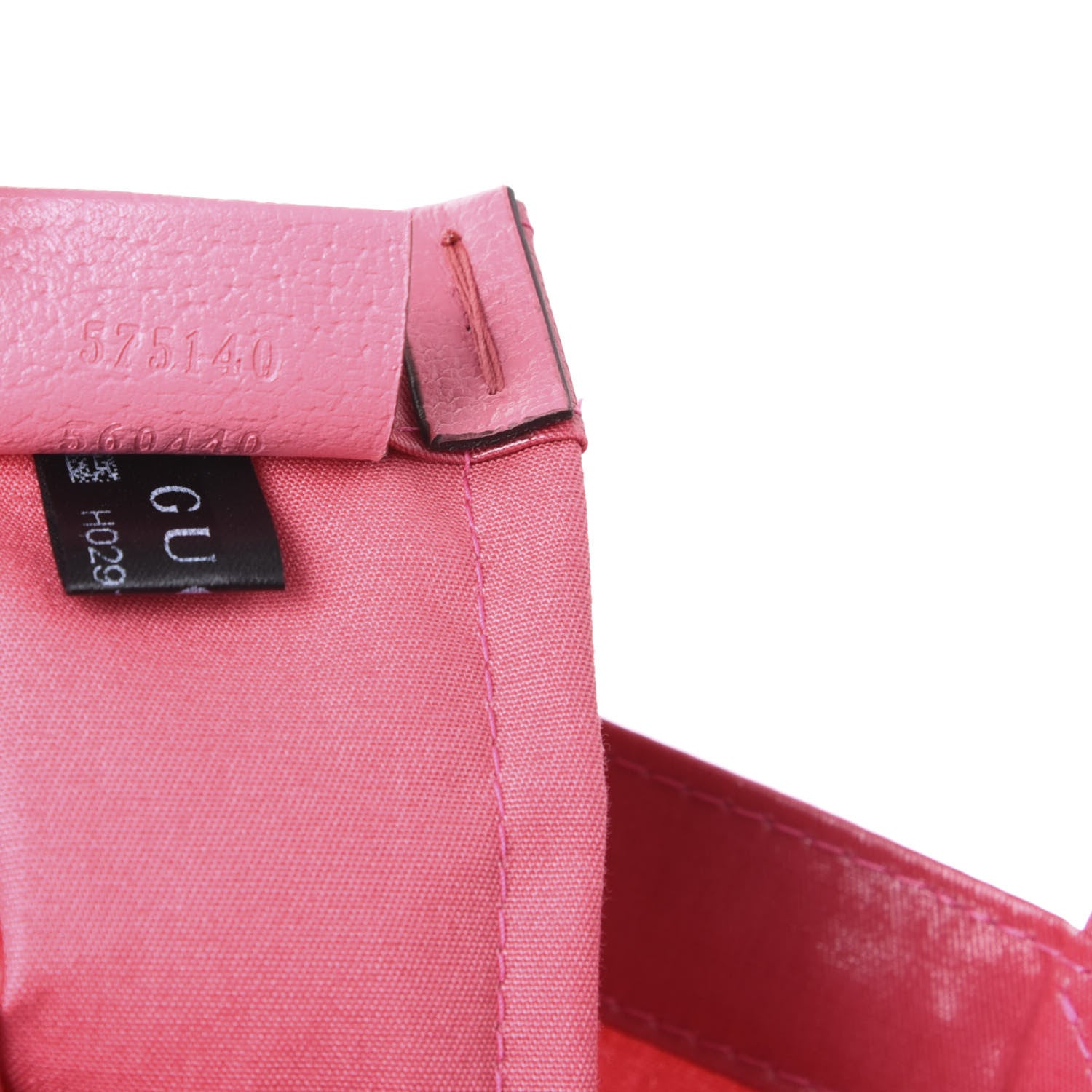 Gucci Patent Canvas Frame Logo Vertical Tote Glam Pink 8 of 9