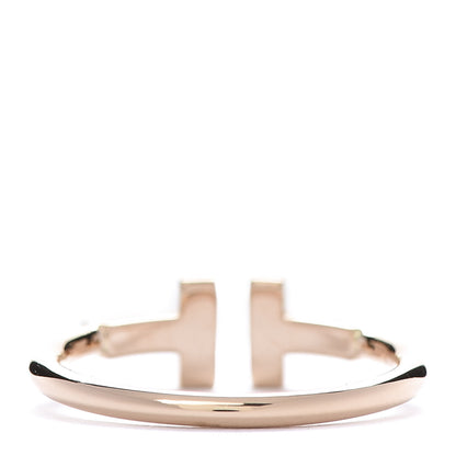 Tiffany 18K Rose Gold T Wire Ring 53 6.5 3 of 5