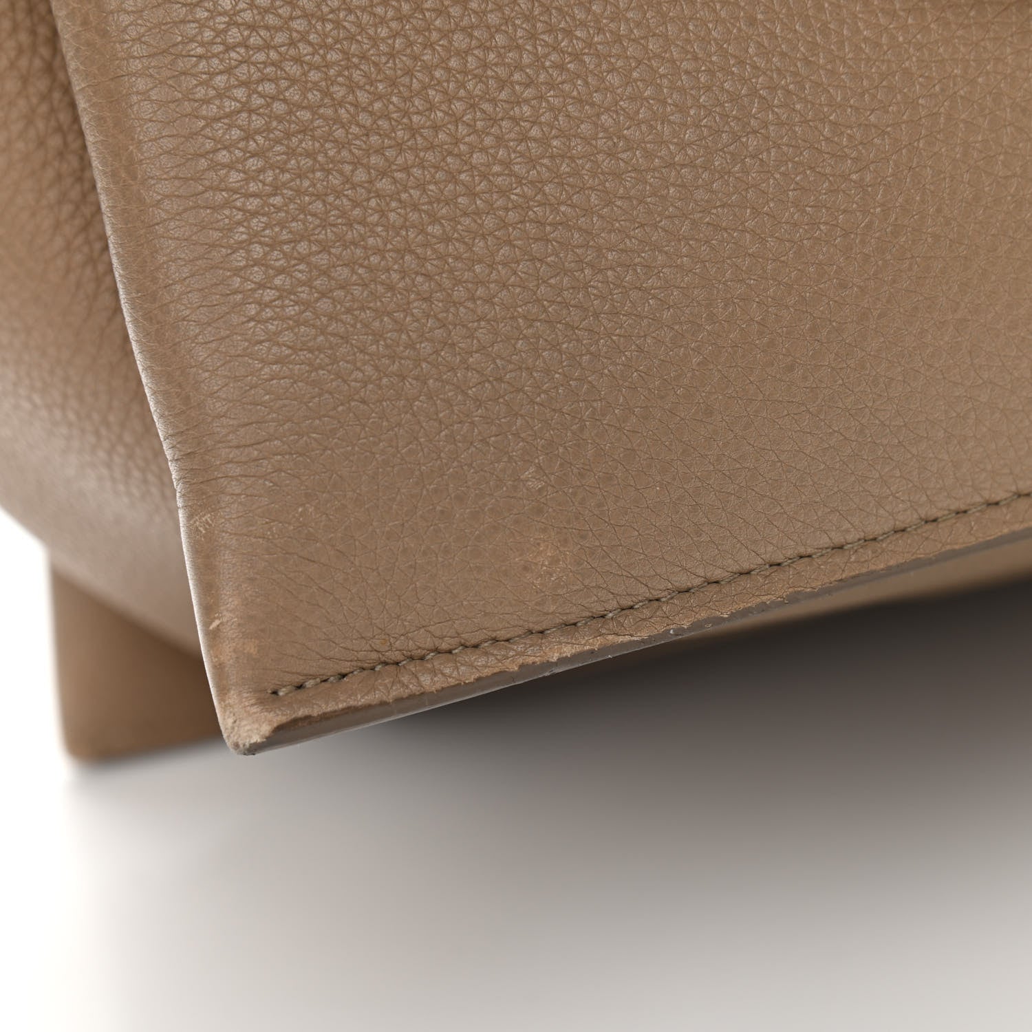 Celine Baby Grained Calfskin Small Tri-Fold Bag Light Taupe 13 of 18