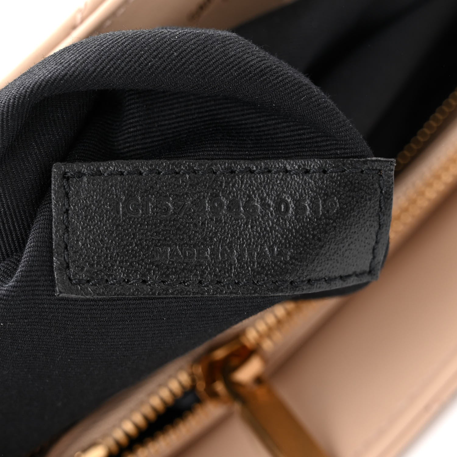 Saint Laurent Calfskin Y Quilted Monogram Medium Loulou Chain Satchel Dark Beige 7 of 10