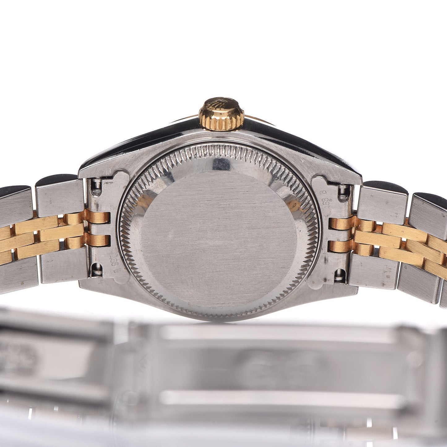 Stainless Steel 18K Yellow Gold Diamond 26mm Oyster Perpetual Datejust Watch Champagne 69173