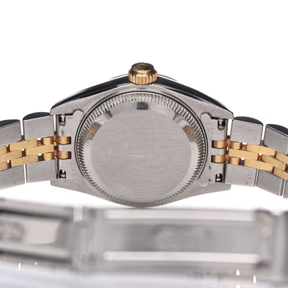 Rolex Stainless Steel 18K Yellow Gold Diamond 26mm Oyster Perpetual Datejust Watch Champagne 69173 5 of 7