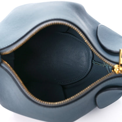 Loewe Calfskin Mini Elephant Crossbody Bag Stone Blue 5 of 12